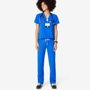 Figs Livingston Scrub Pants Royal Blue